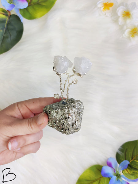 Pyrite Flower Cluster