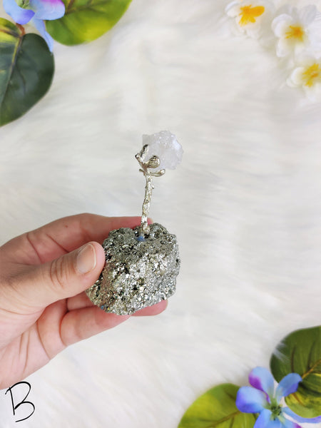 Pyrite Flower Cluster