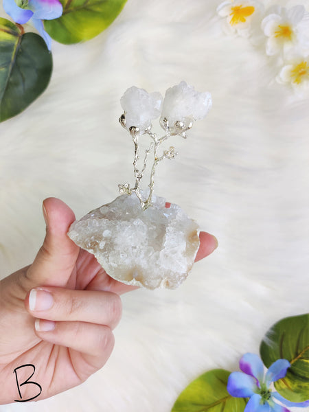 Clear Quartz Flower Cluster