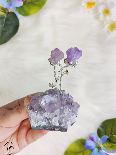 Amethyst Flower Cluster