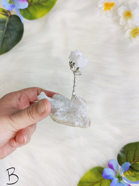 Clear Quartz Flower Cluster